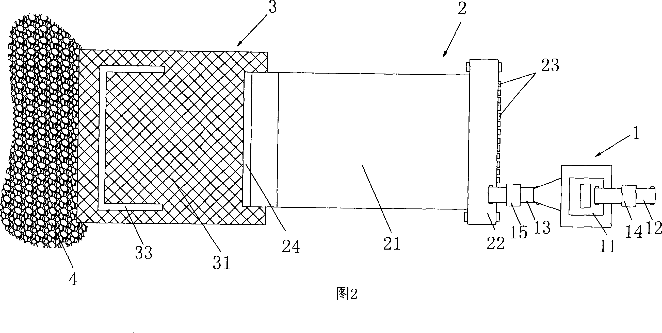 Garbage building material regenerating method and device