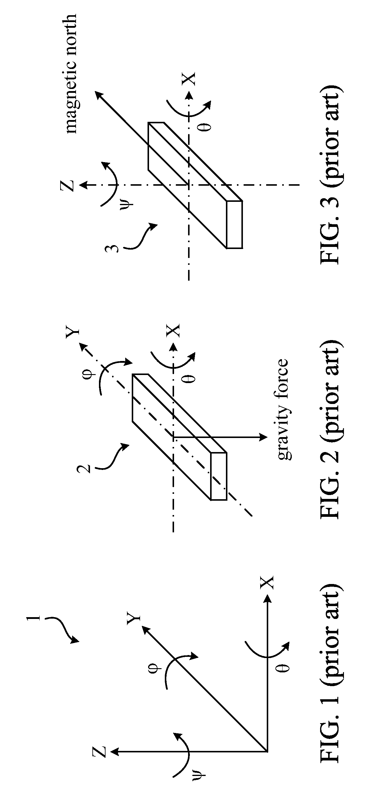 Pointing device and method for determining rotational angle of pointing device