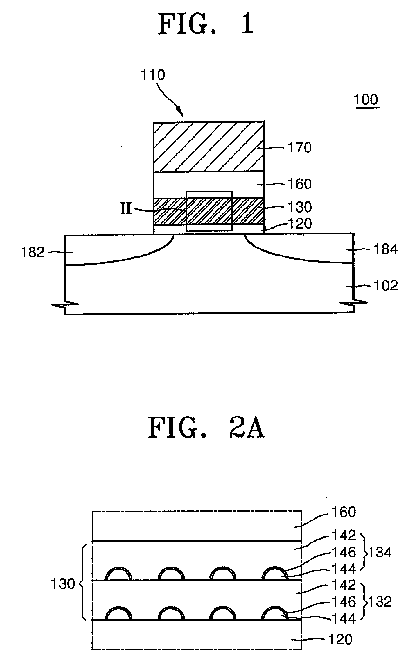 Flash memory device with hybrid structure charge trap layer and method of manufacturing same