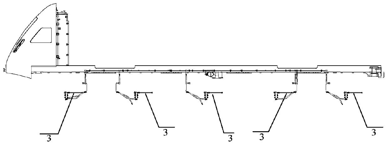 Hydraulic braking device of maglev train and maglev train