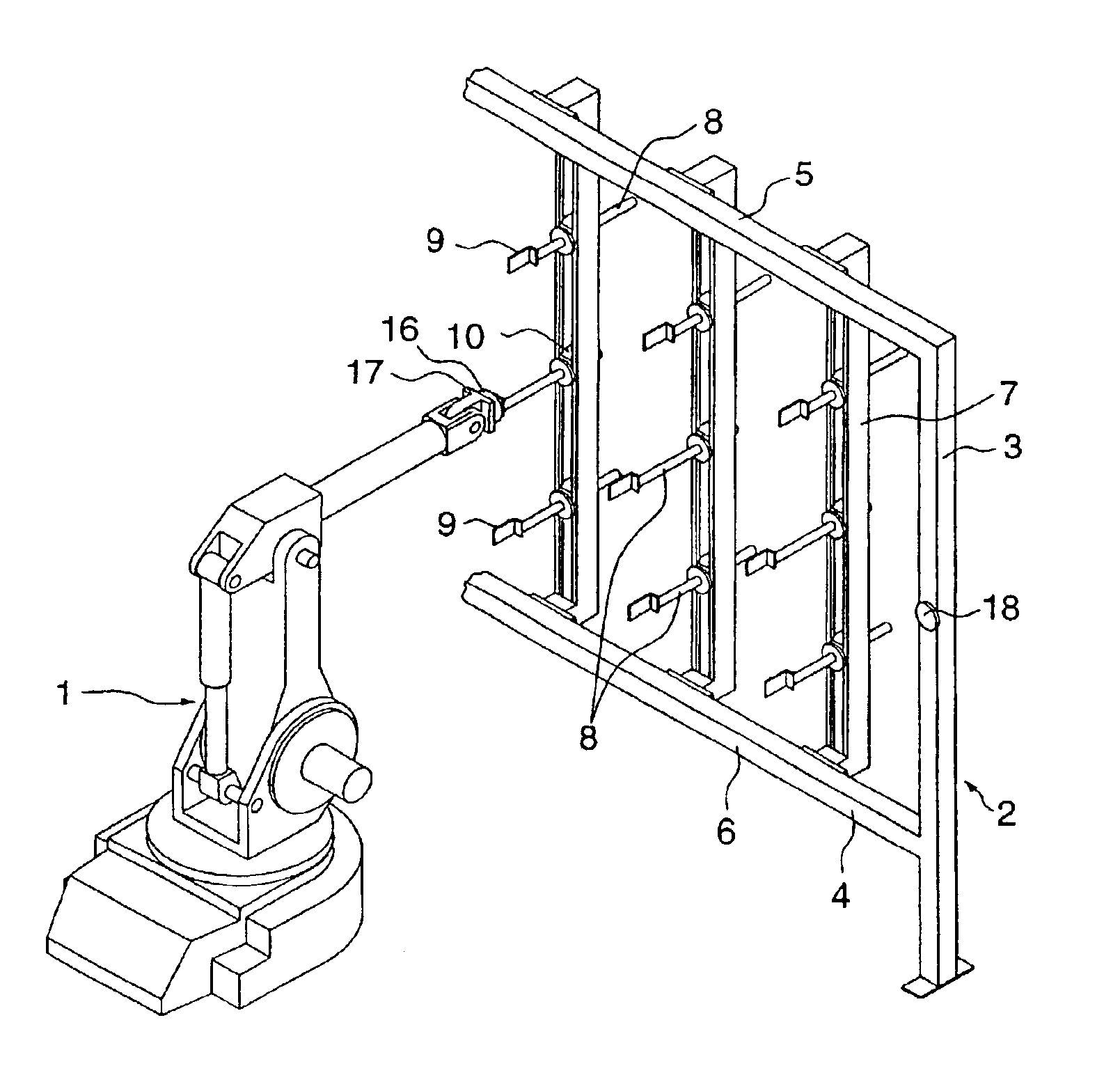Device and method for fixation of airframe pieces