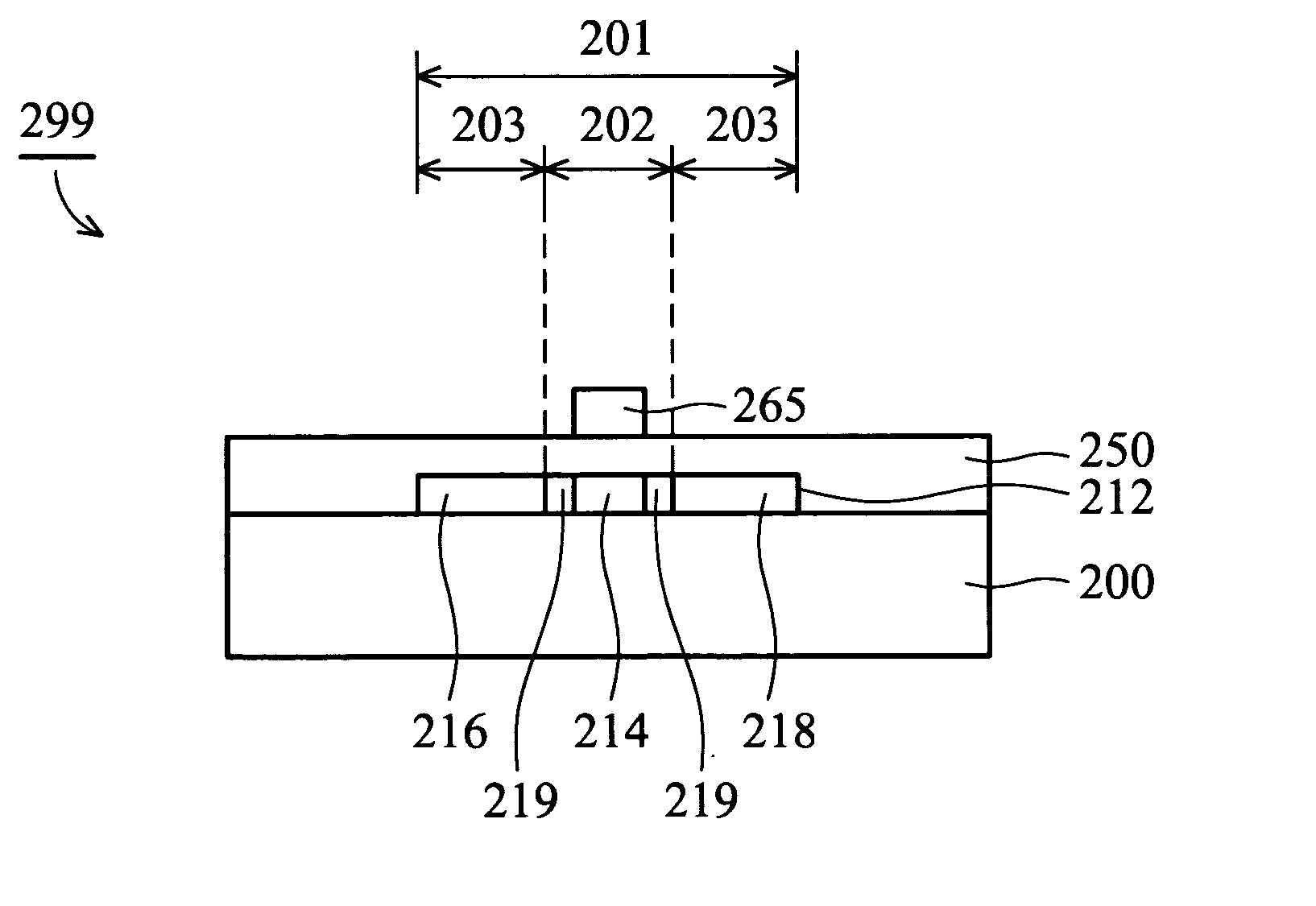 Method of forming a top gate thin film transistor