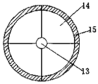 Fixed type guiding cleaning equipment used for gynecological nursing