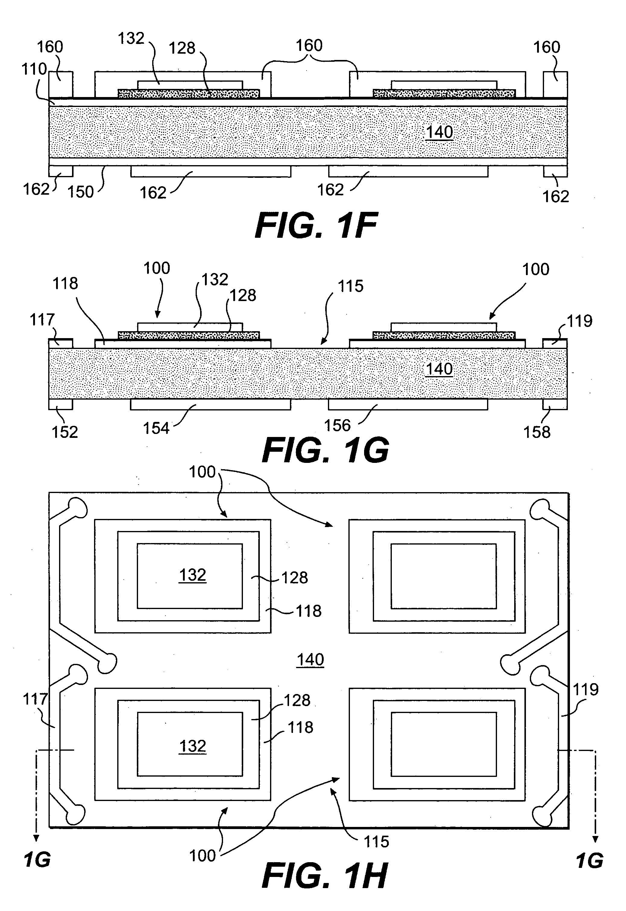 Thick film capacitors, embedding thick-film capacitors inside printed circuit boards, and methods of forming such capacitors and printed circuit boards