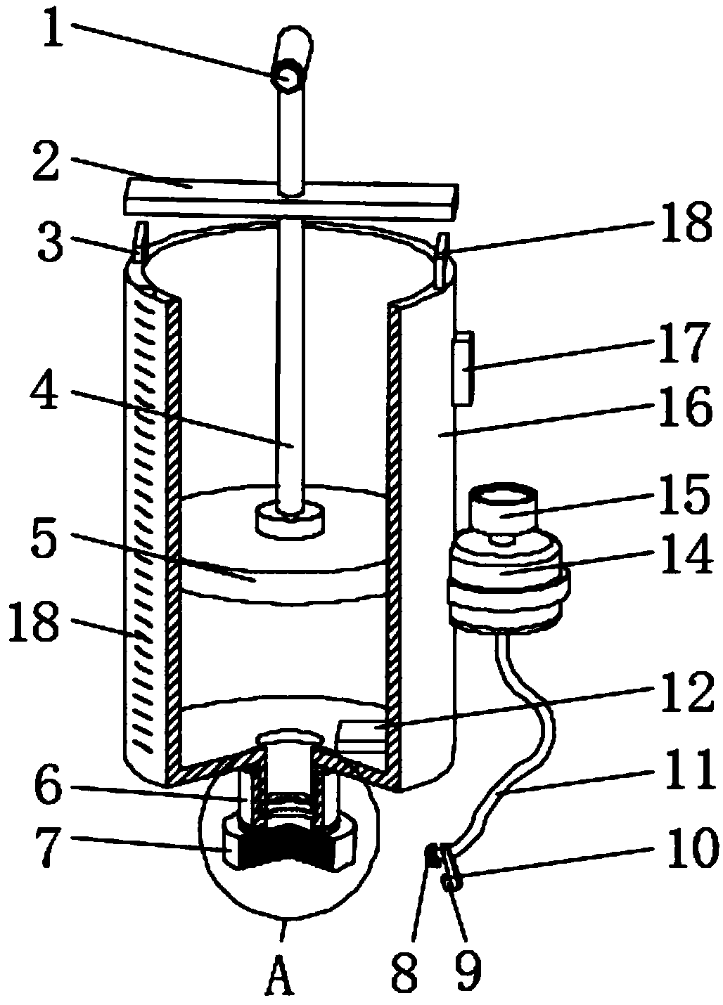 Bone wax applying device for neurosurgery