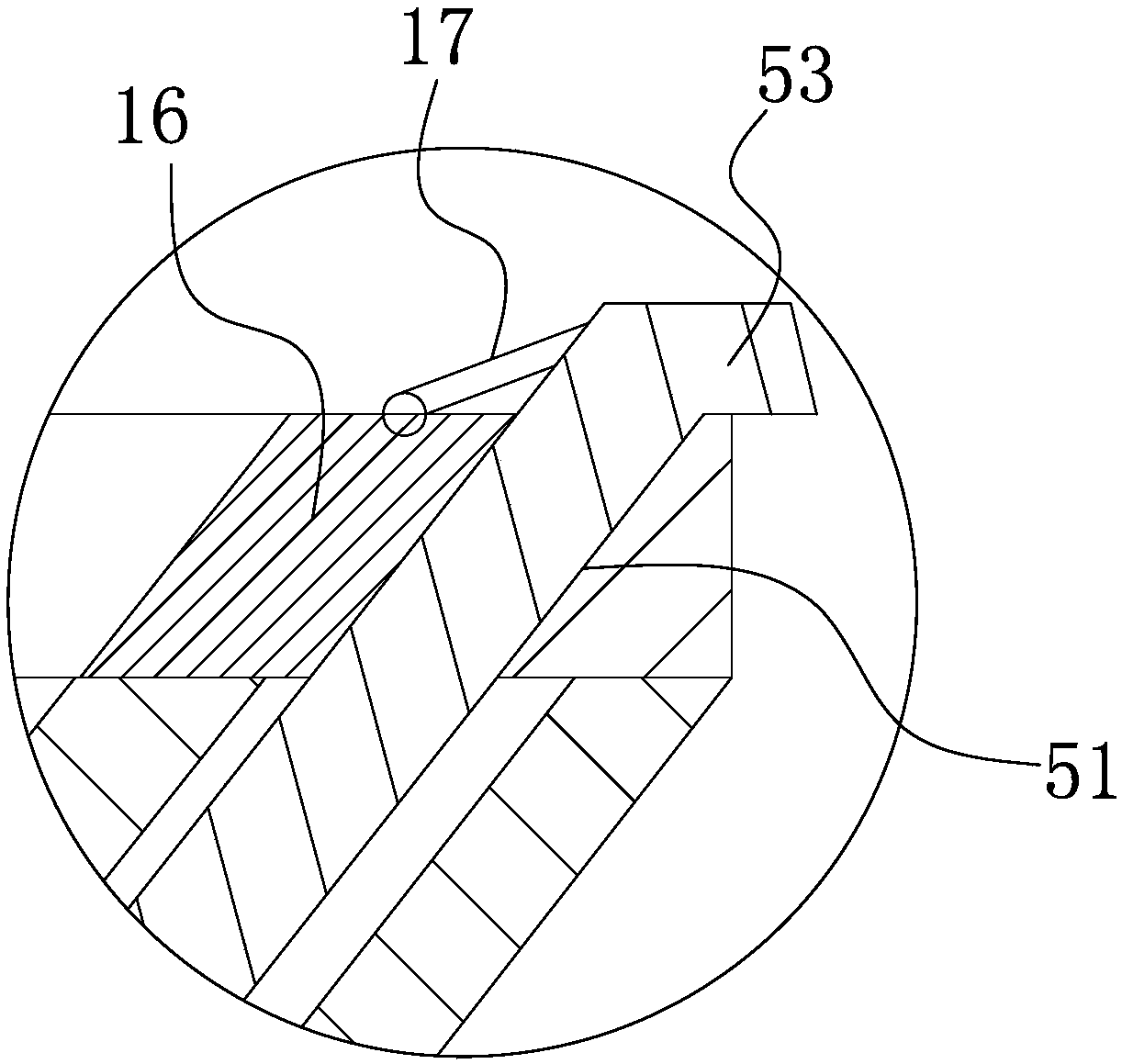 Splash-proof structure of wash basin