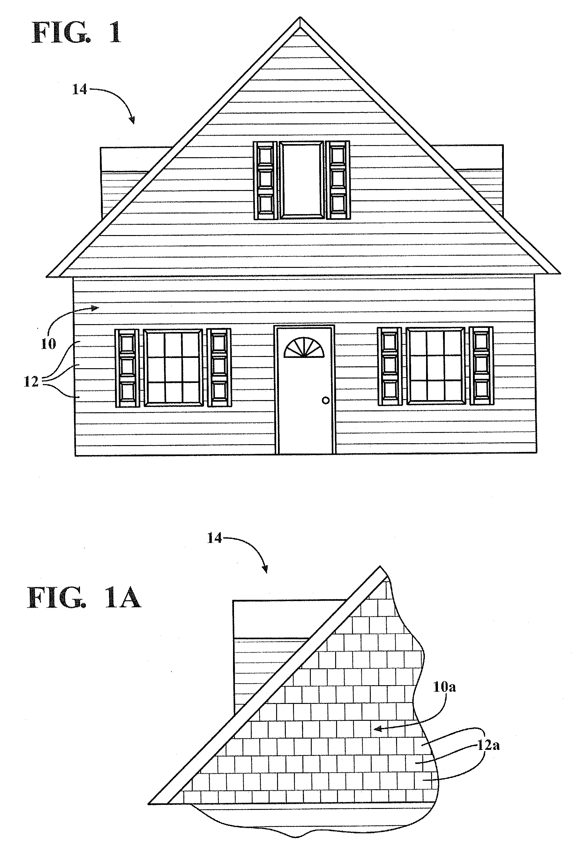 Cementitious siding having encapsulated foam core, and system and method for making the same