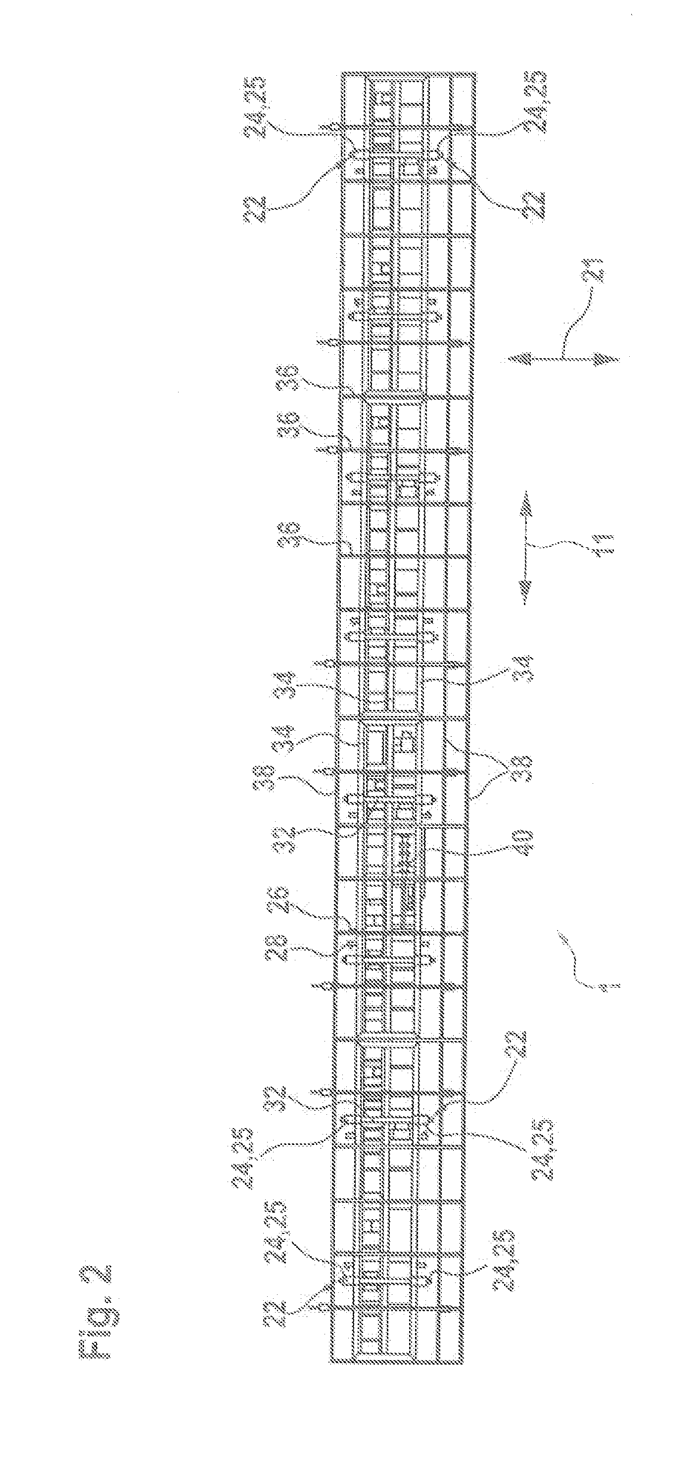 Handling device for handling a rotor blade mold for producing a rotor blade of a wind turbine