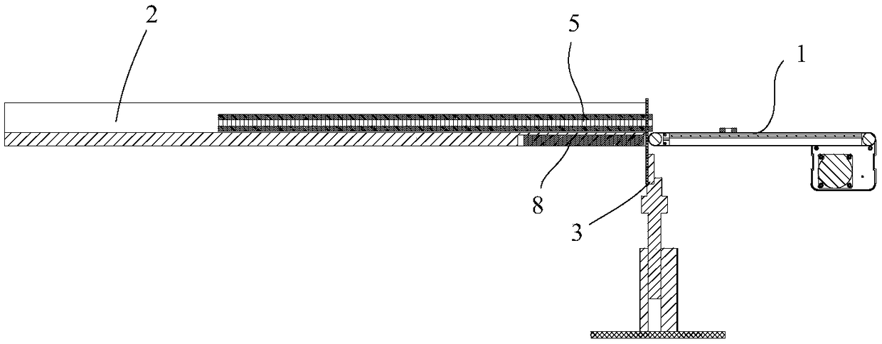 Magnetic workpiece reset structure and method and magnetic workpiece discharge mechanism