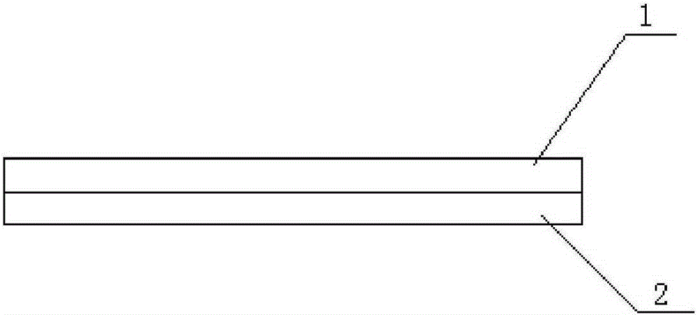 Coating-free anti-adhesion absorbent pad and production process thereof