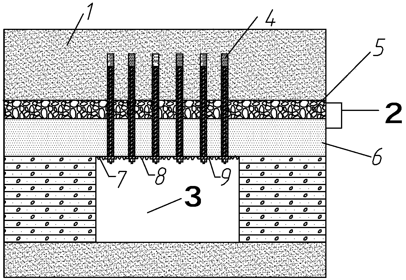 Support method for bolt-grouting composite crushing dynamic-pressure roadway soft rock roof by high-pre-stressed anchor cable