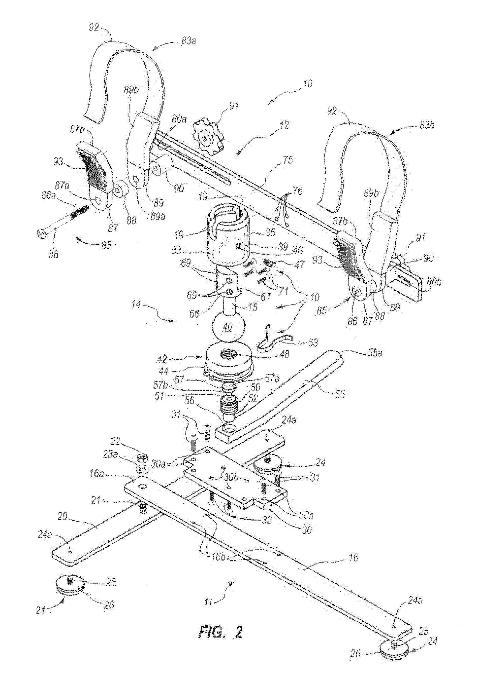 Multipurpose ball joint assembly and work holding devices