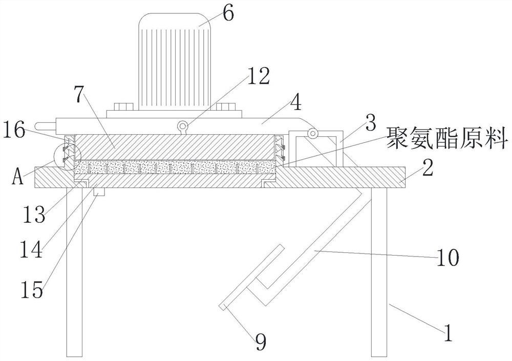 A production and processing technology of polyurethane sound insulation board