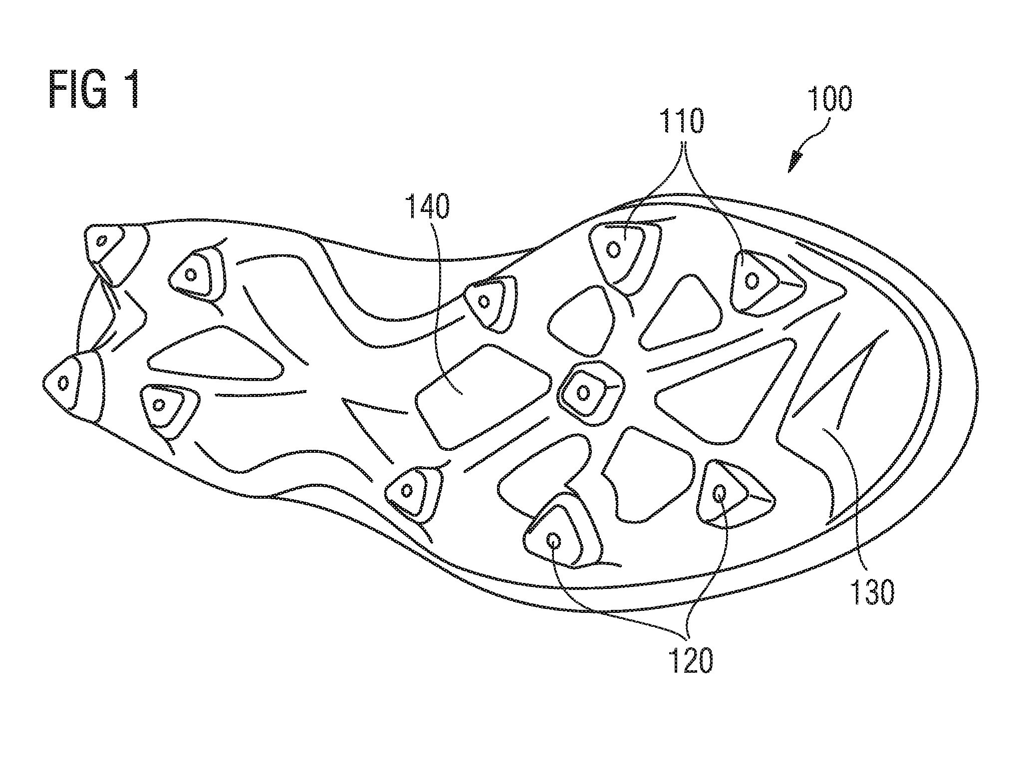 Sole for sports shoes