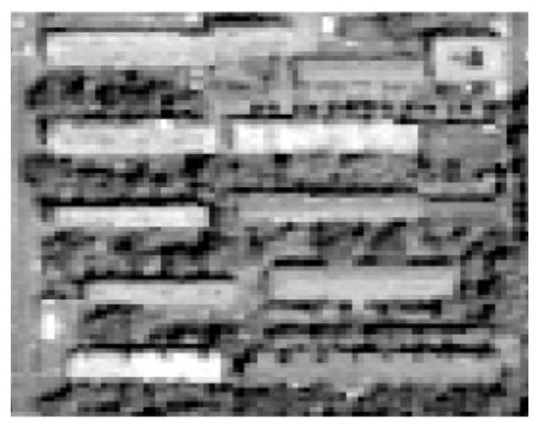 Method and device for automatically extracting high-resolution remote sensing images of urban buildings