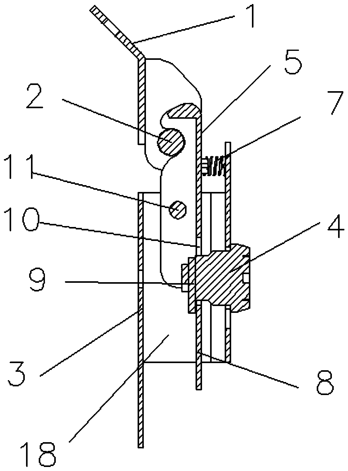 Anti-theft lock structure of luggage case