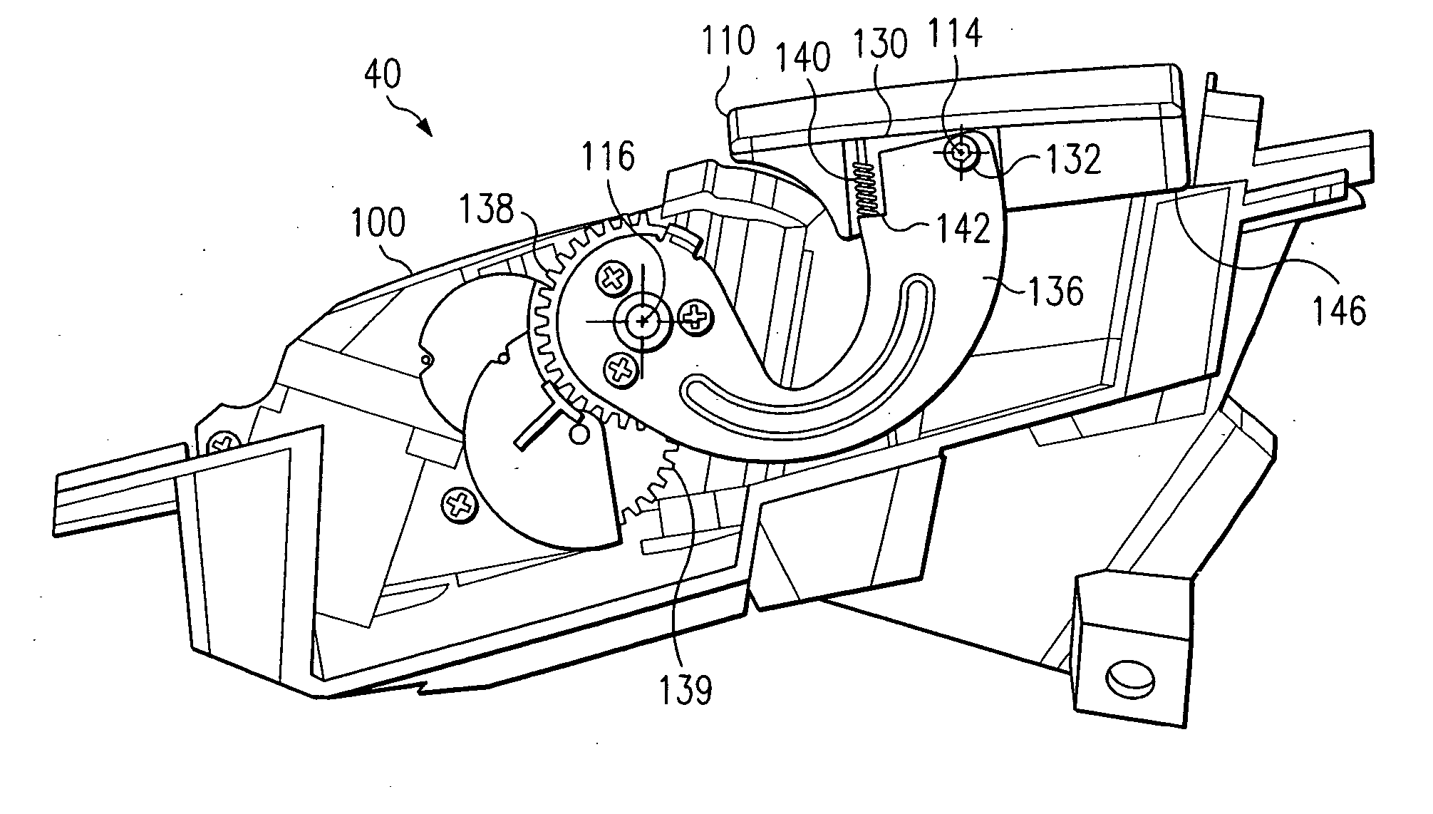 Method and system for deploying a mirror assembly from a recessed position