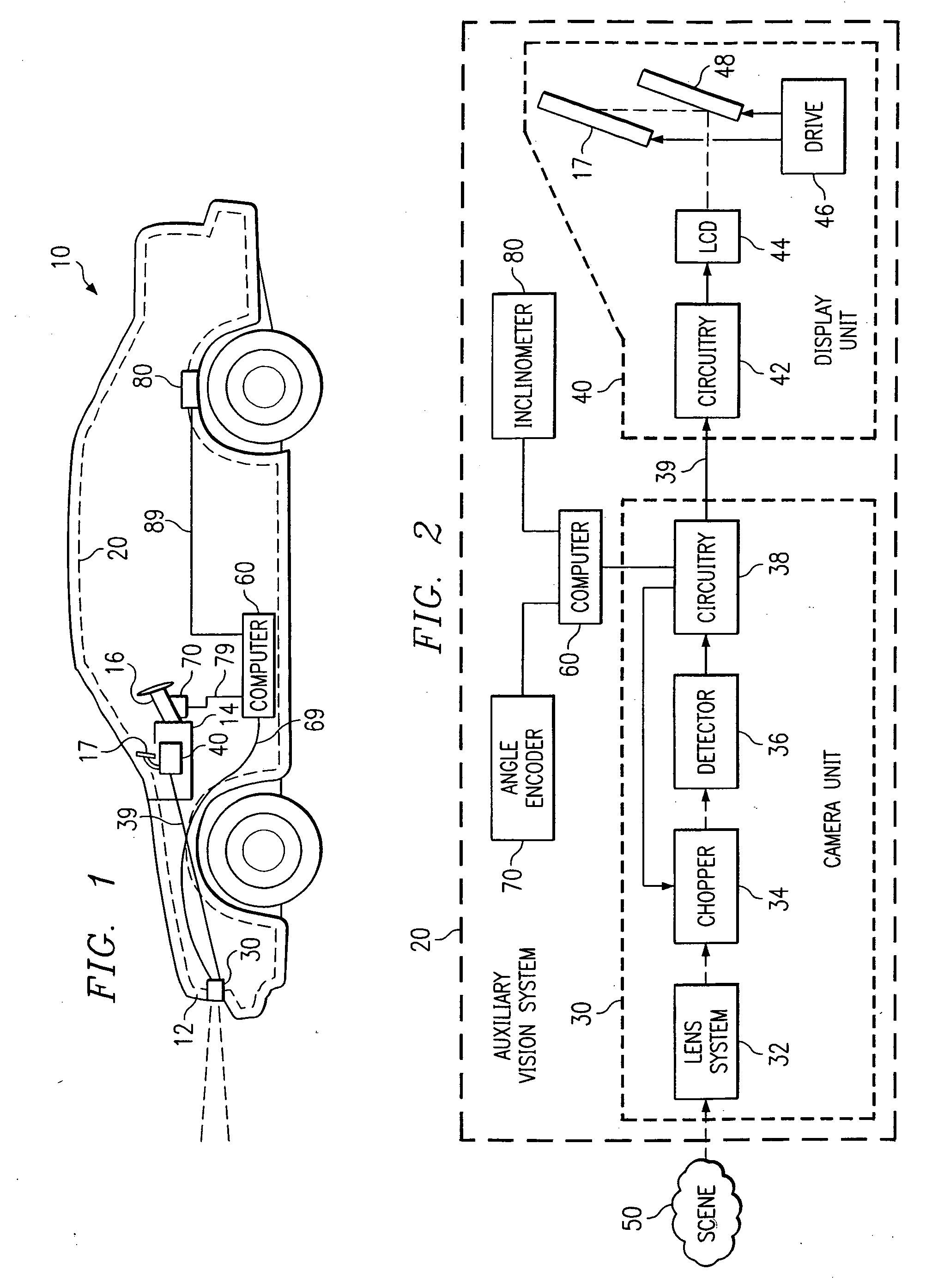 Method and system for deploying a mirror assembly from a recessed position
