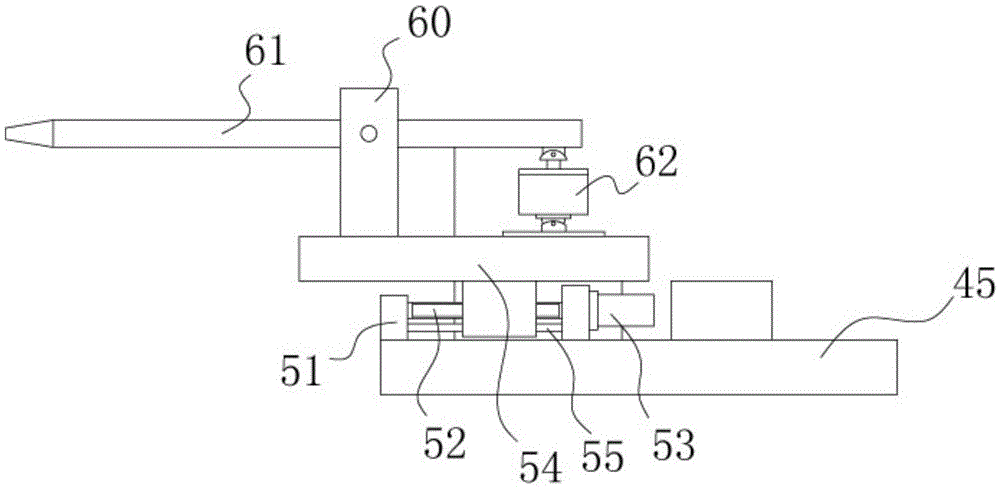 Automatic rotary spray painting mechanism for ceramic processing