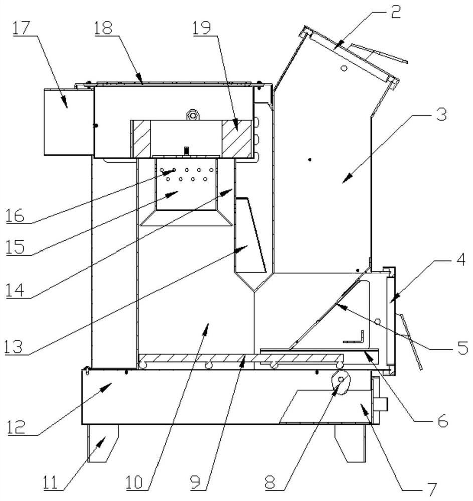 Civil cooking stove for two purposes of biomass briquetting and biomass particles