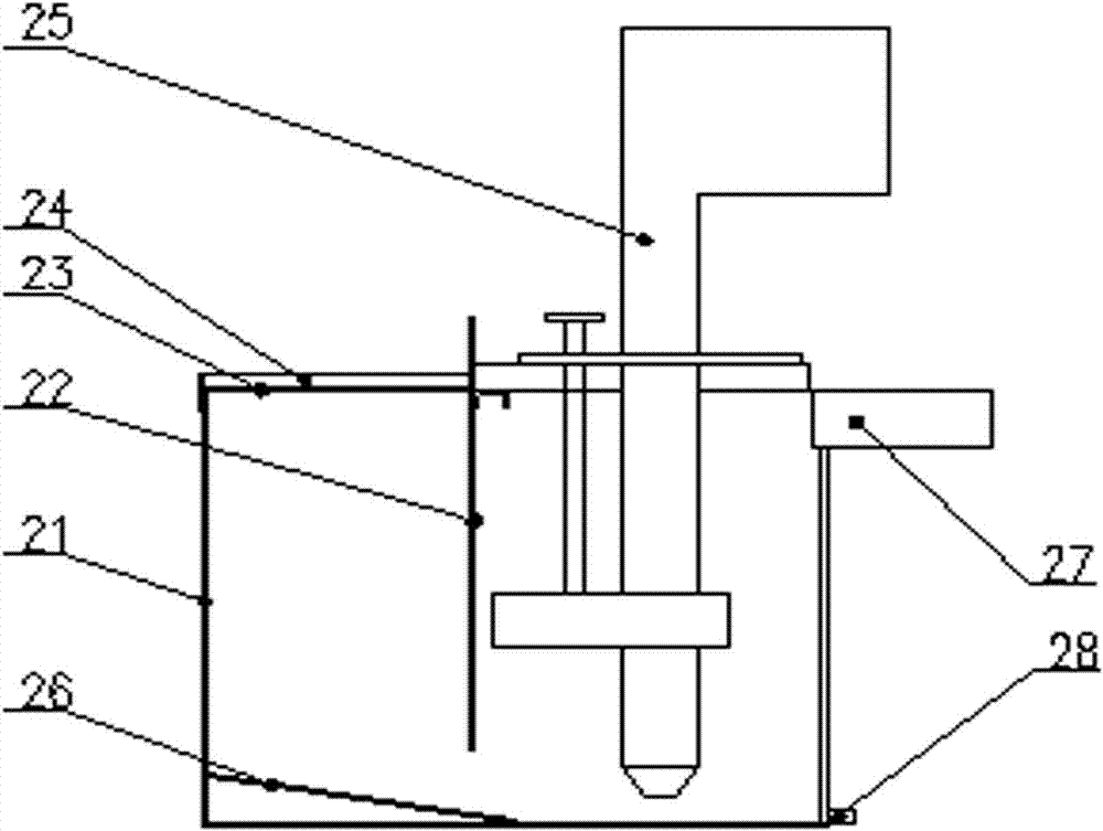 Abrasive recovery device in abrasive water jet scale removal system
