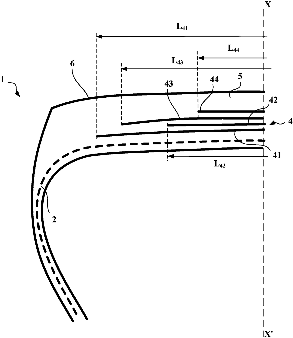 Tyre having improved wear and rolling resistance properties