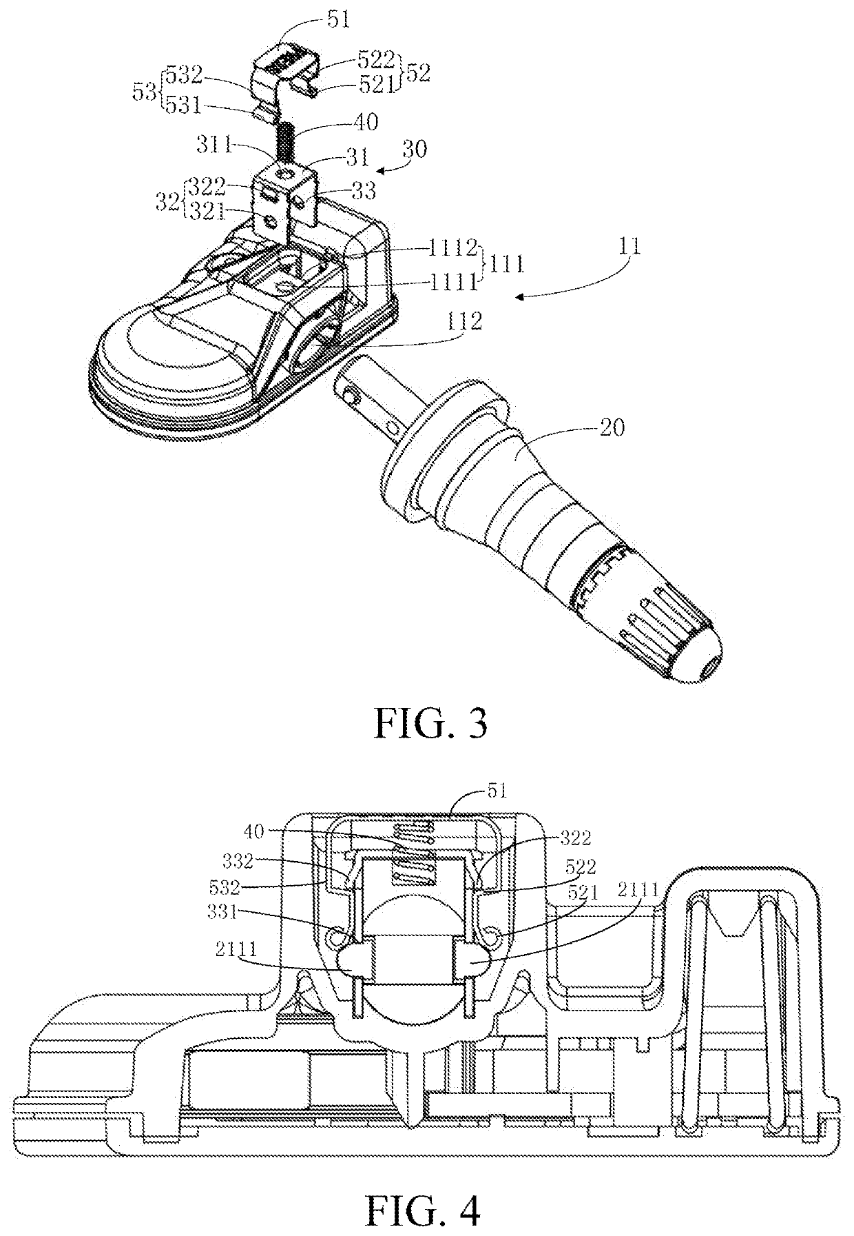 Tire pressure sensor