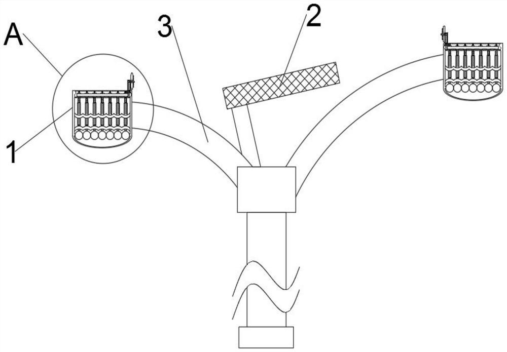Heat dissipation mechanism of LED street lamp