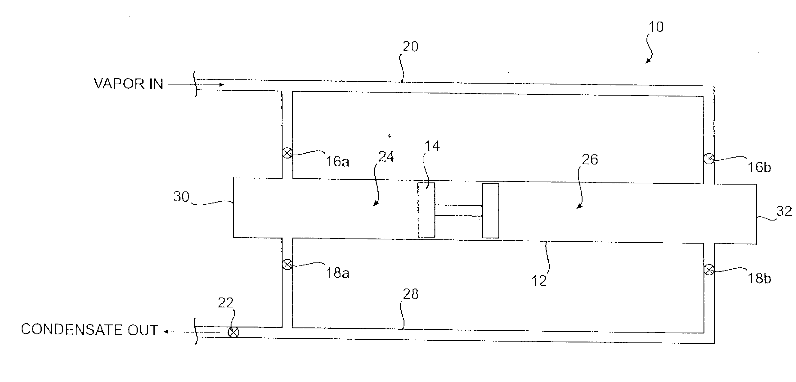 Open Loop Heat Pipe Radiator Having A Free-Piston For Wiping Condensed Working Fluid