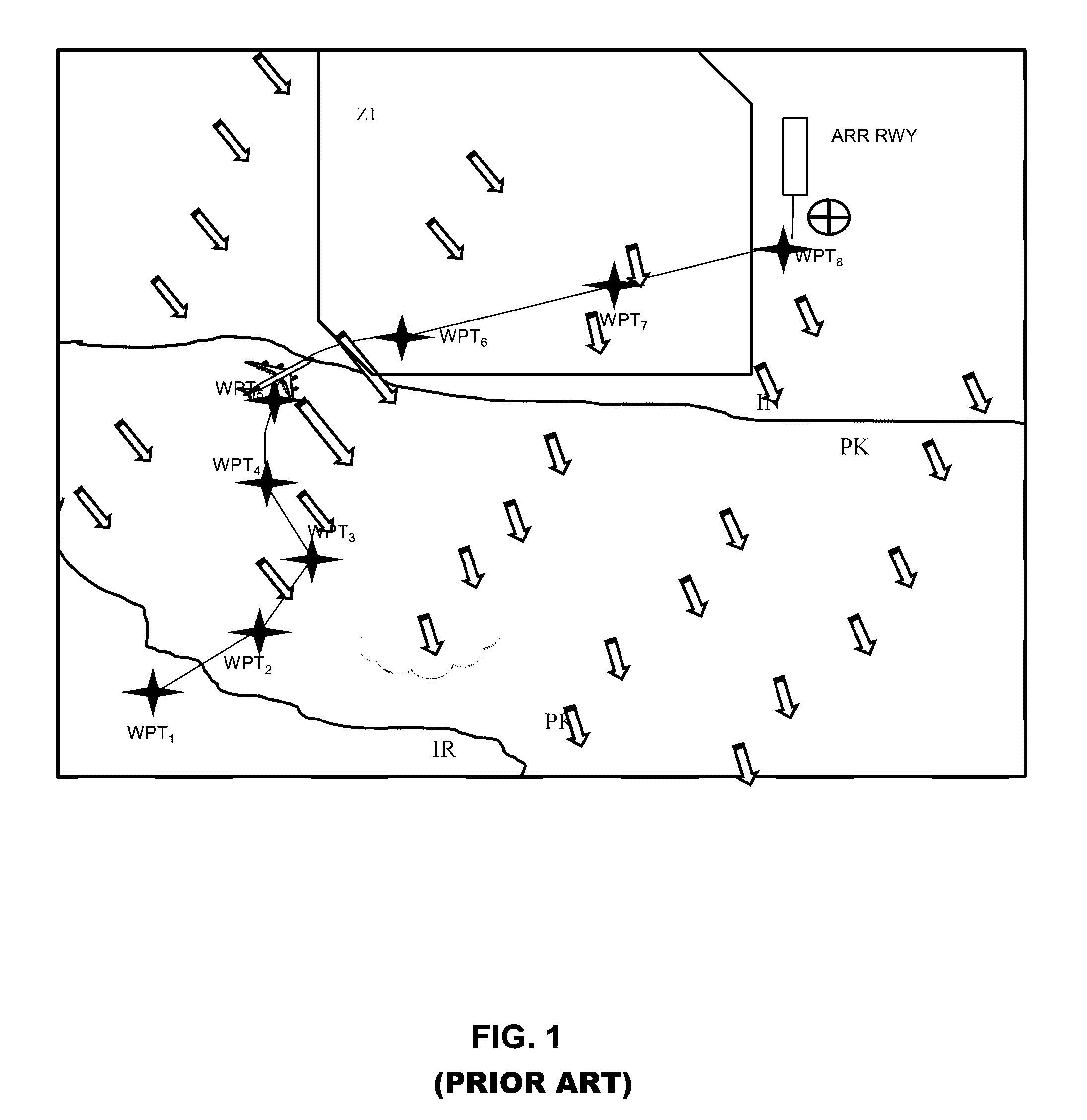 Method for assisting the navigation of an aircraft with correlation of dynamic information with a 4D flight trajectory