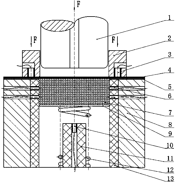 Difficult-to-deform metal sheet electric field assisted deep drawing device