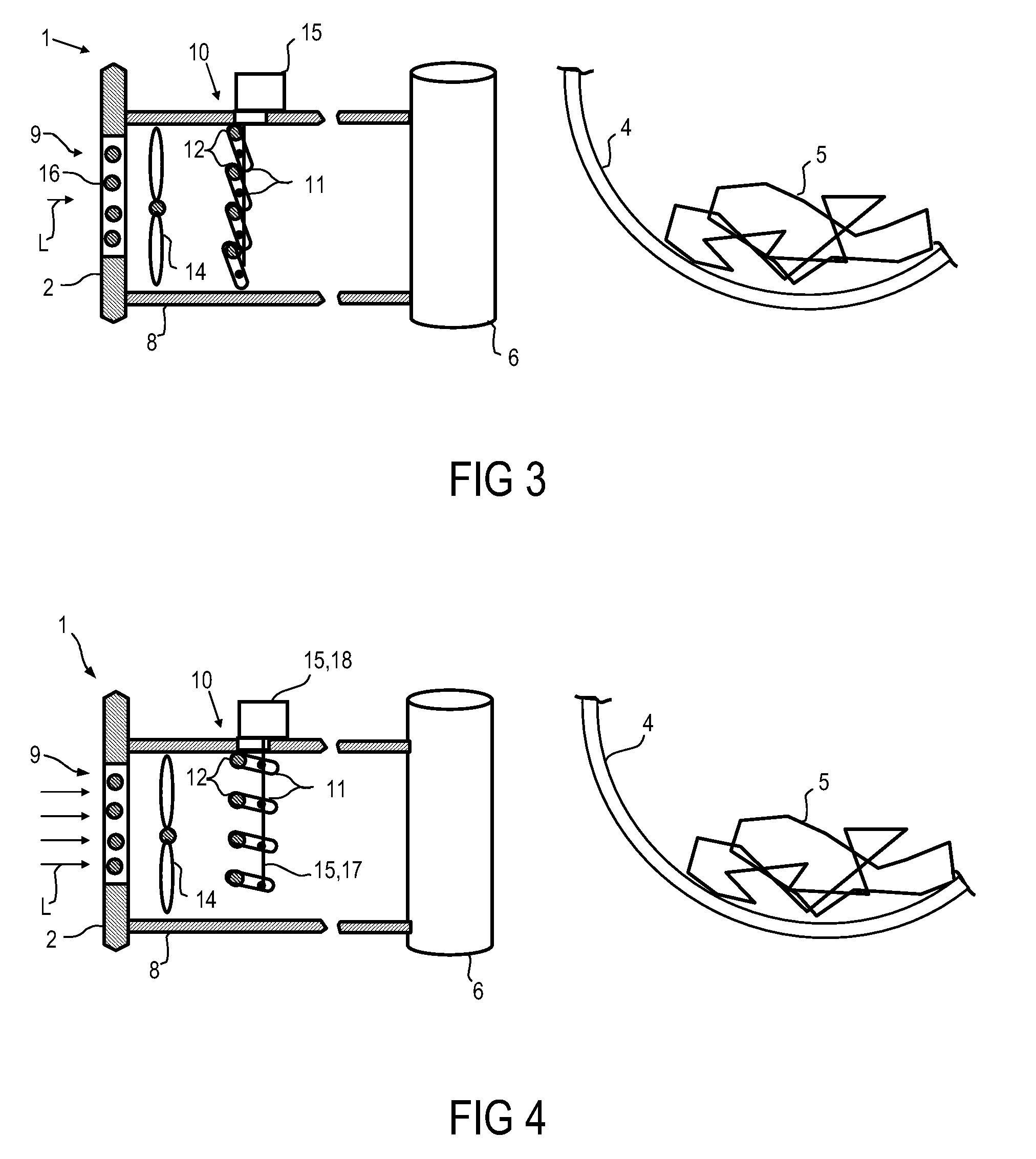 Domestic appliance with an open air duct