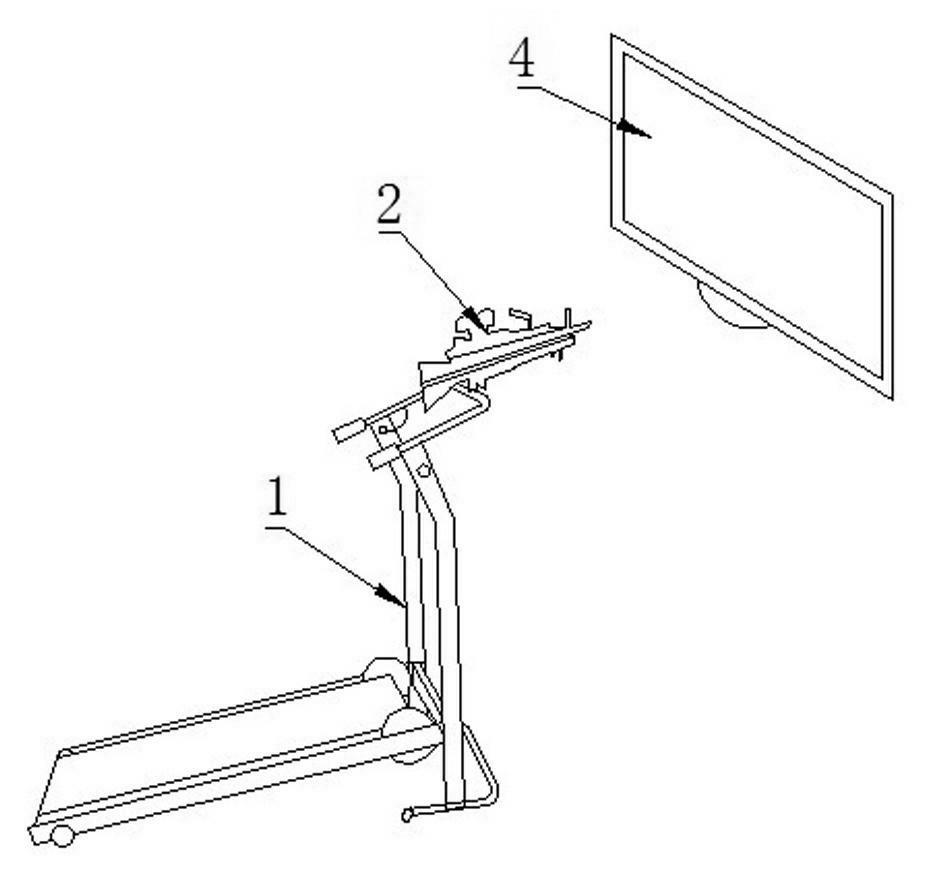 Fitness equipment with interactive shooting game