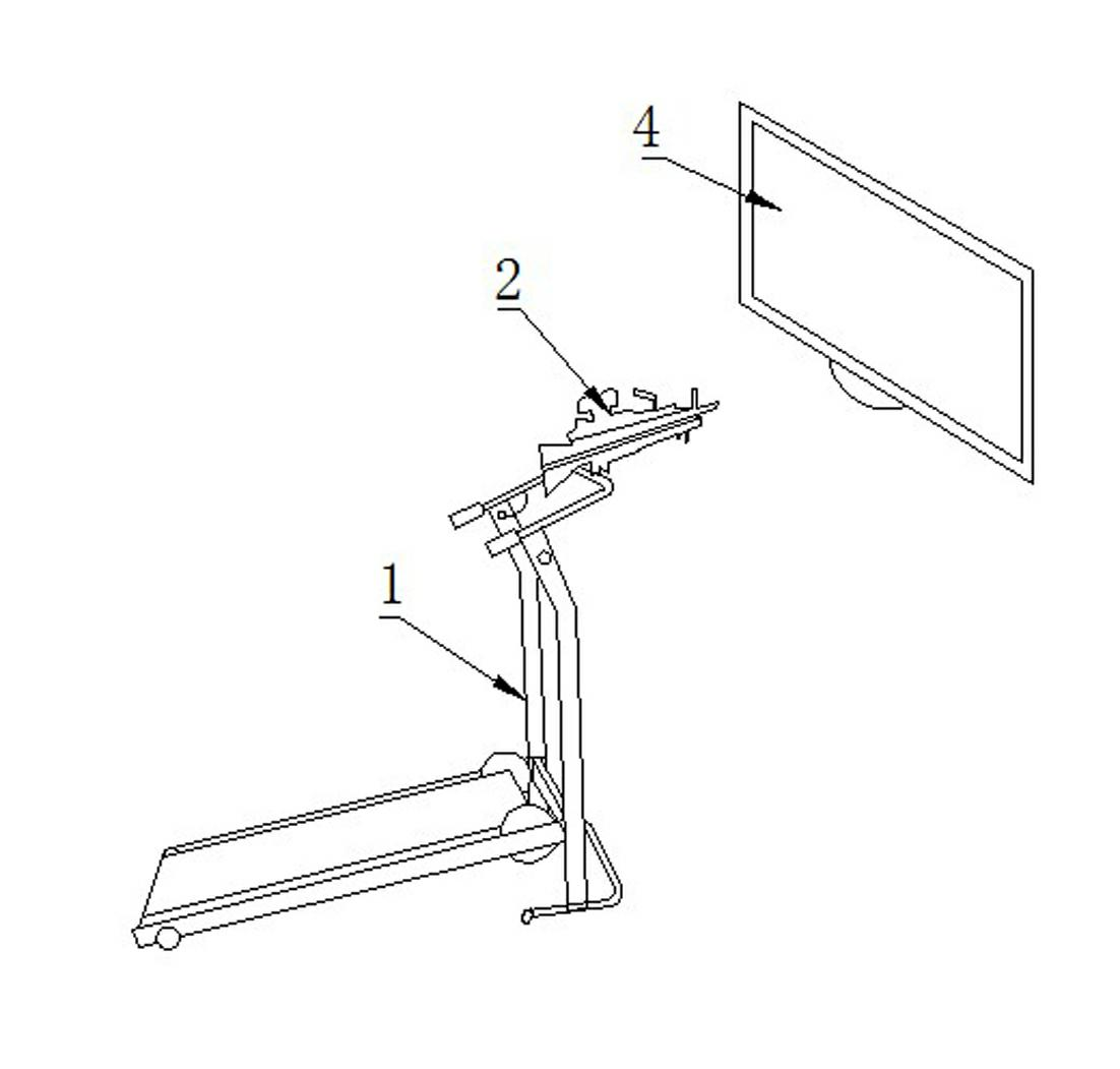 Fitness equipment with interactive shooting game