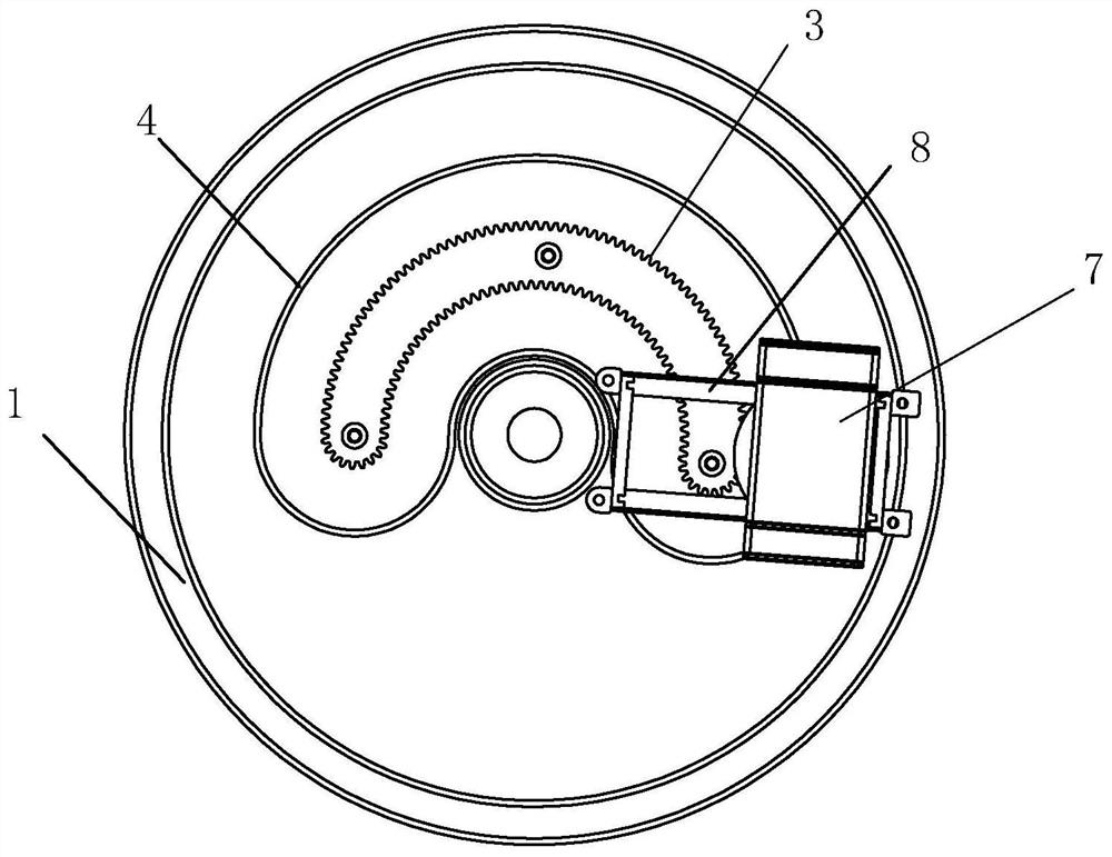 Head swinging mechanism of electric appliance