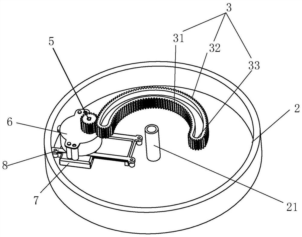 Head swinging mechanism of electric appliance