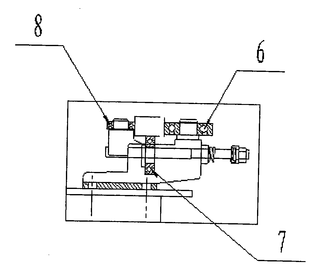 Four-way positioning system of distributing vehicle