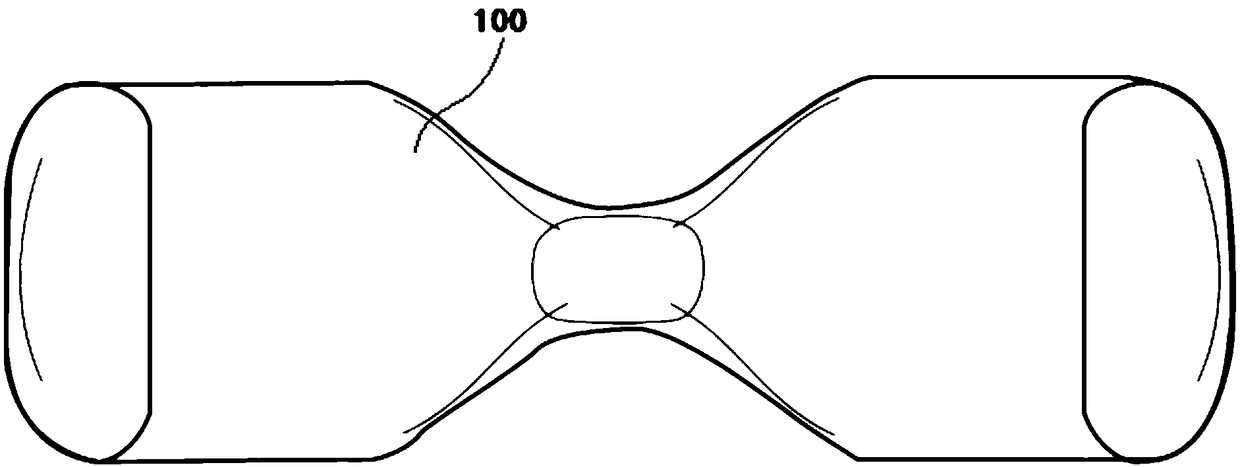 Asymmetric ergonomic electric balance vehicle