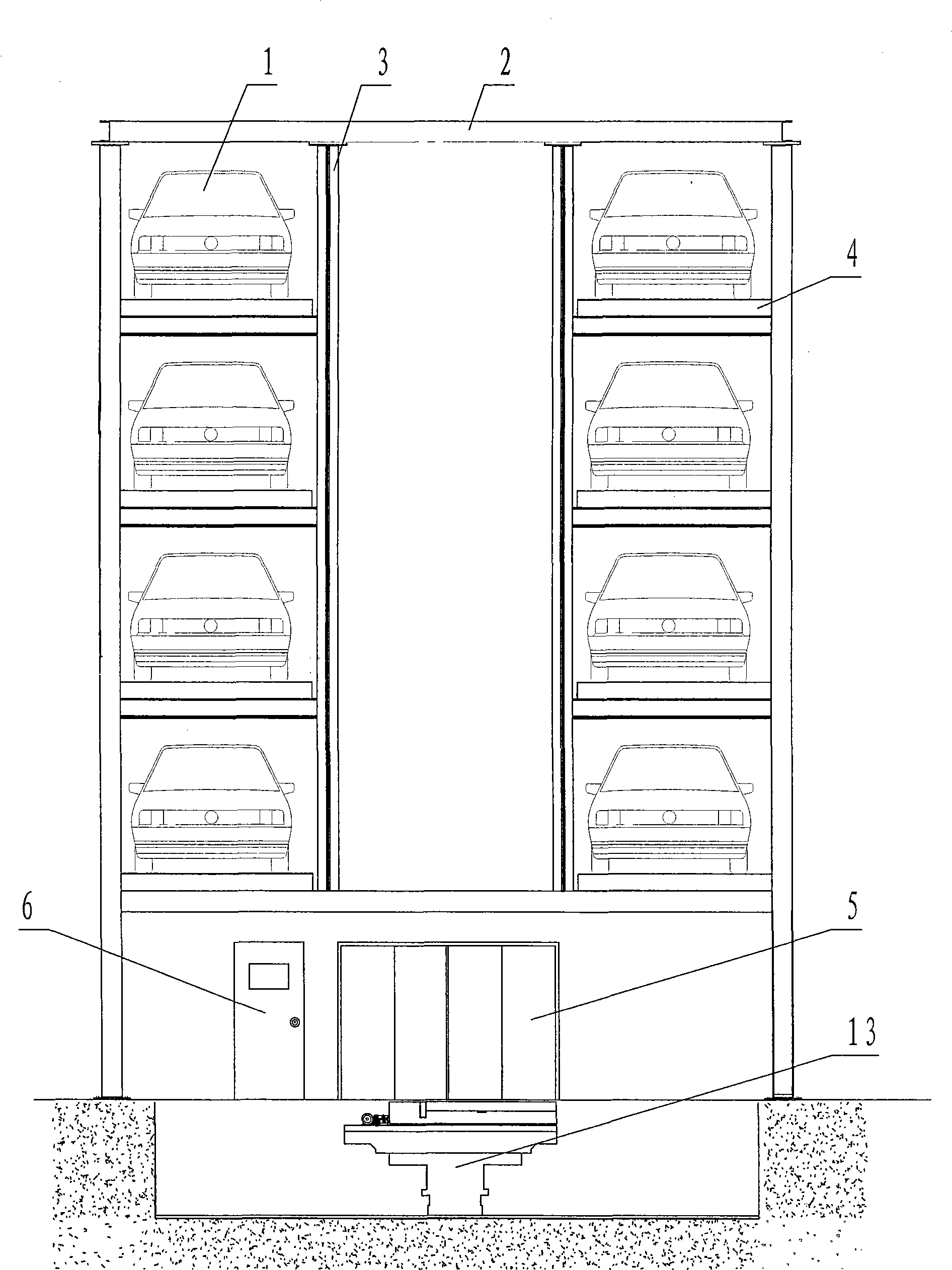 Multifunctional vehicle access apparatus for multi-storied garage