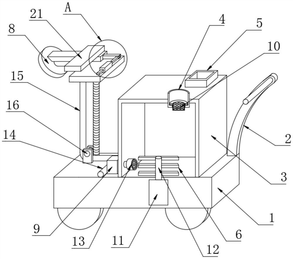 Forestry seedling-raising fertilization device and operation method thereof