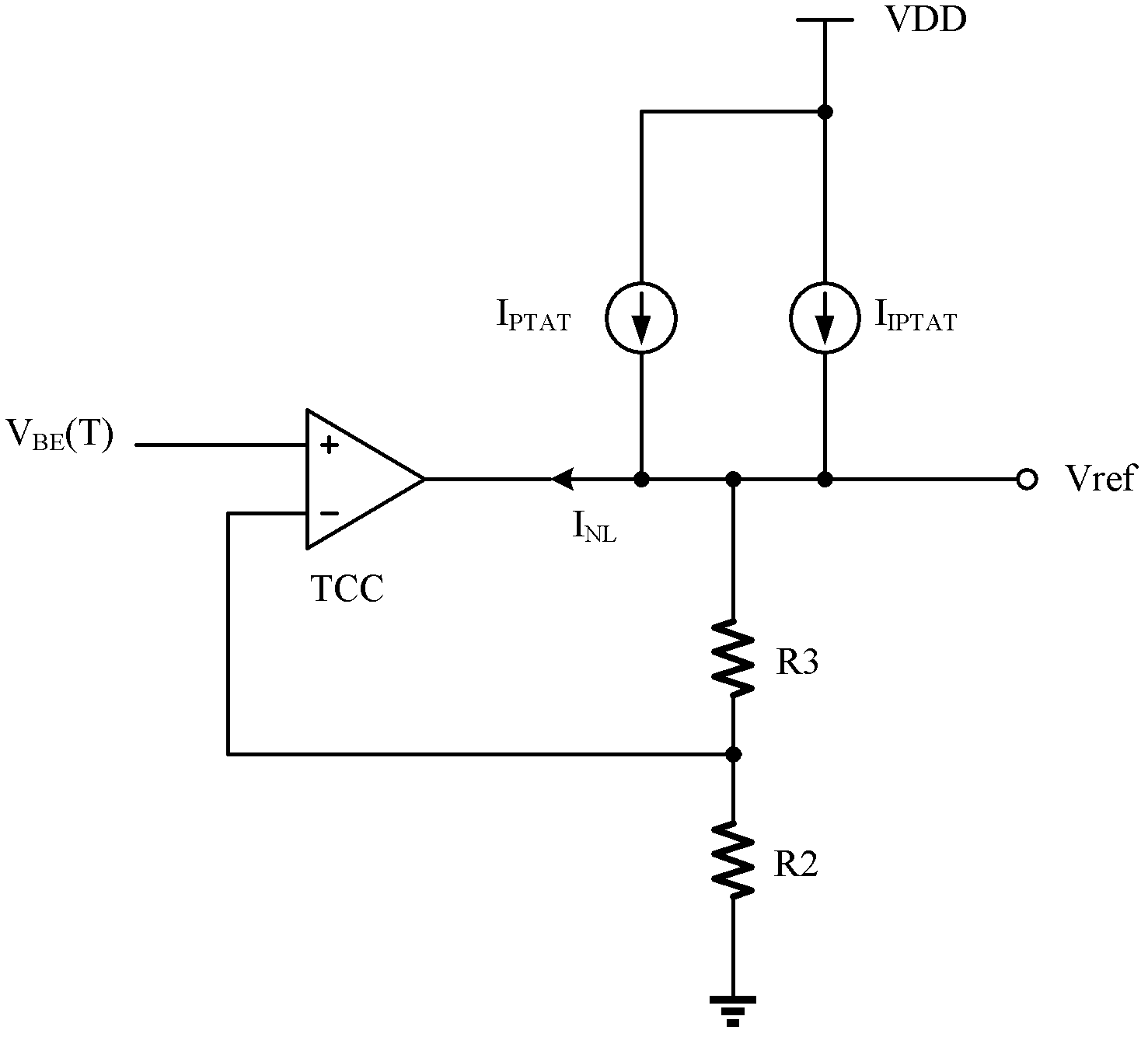 Low temperature coefficient bandgap voltage reference circuit