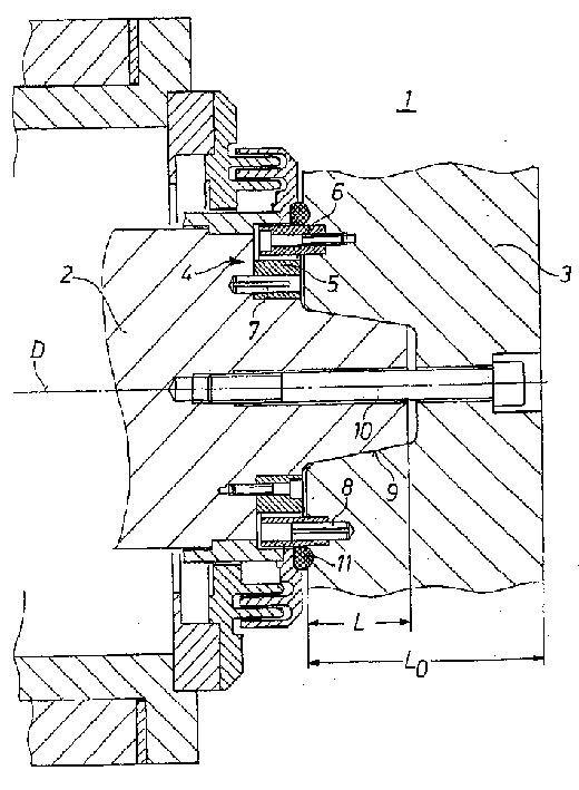 Roller positioning structure of rolling mill