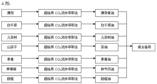 Compound Chinese herbal medicine plant essential oil water-based aerosol