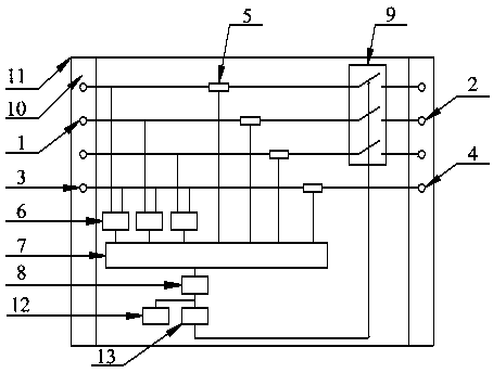 Circuit breakers and disconnecting systems with neutral and phase disconnection detection