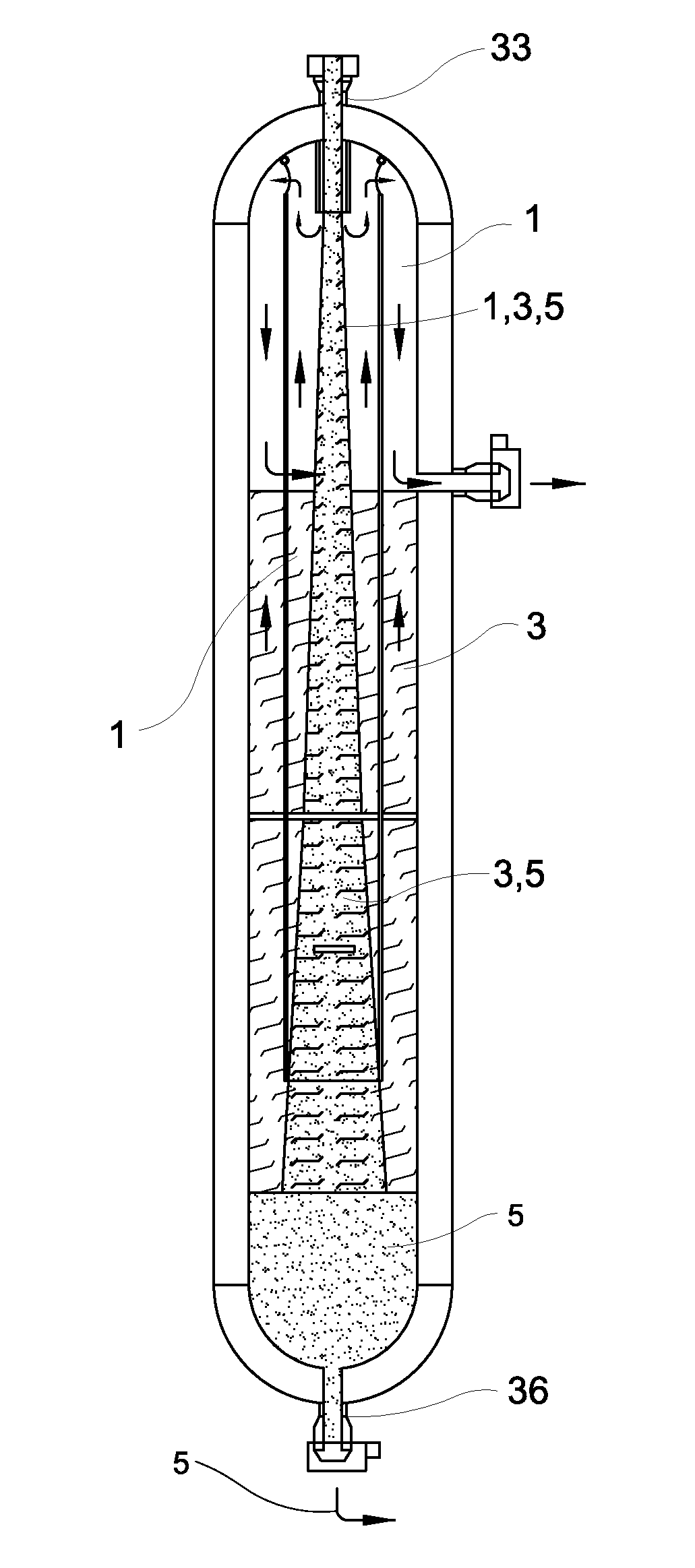 Sand separator for petroleum and natural gas wells