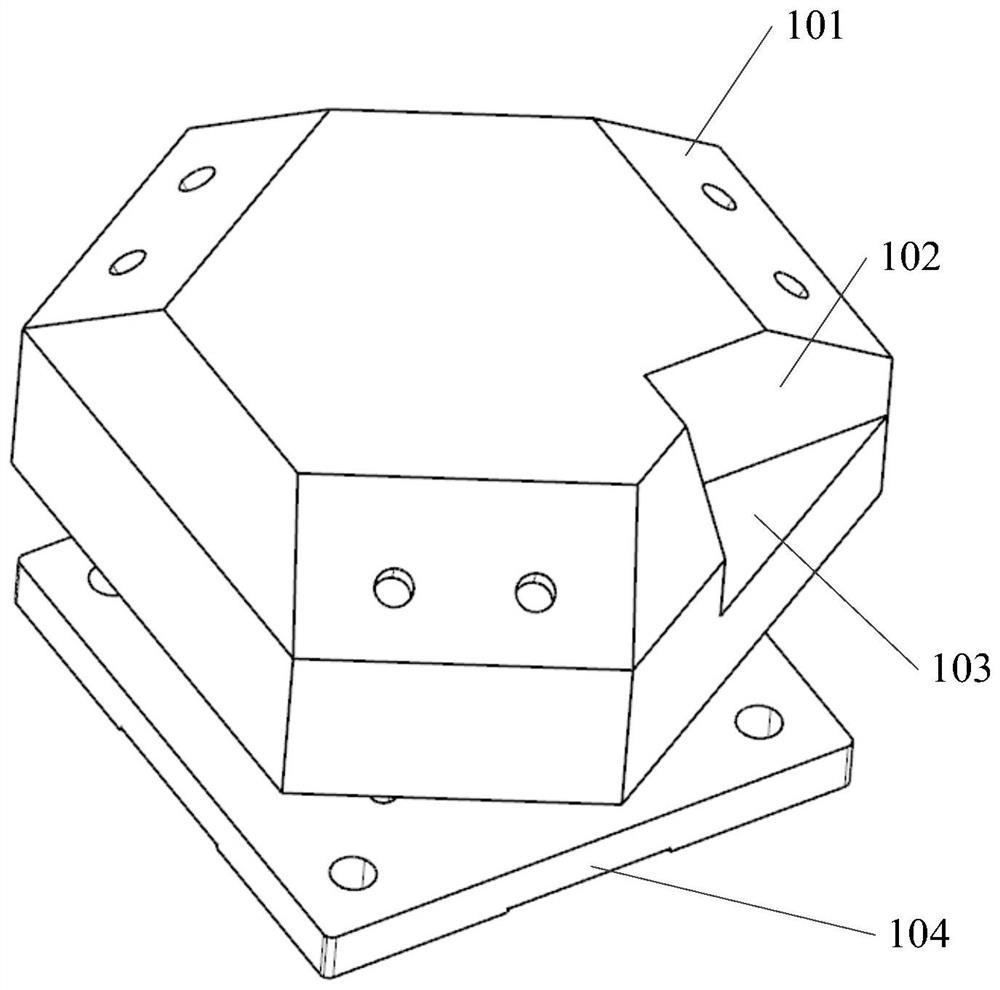 R-test precision ball head detection device and calibration method thereof
