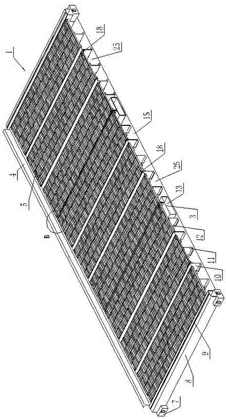 Container underframe for loading liquid vessel and container