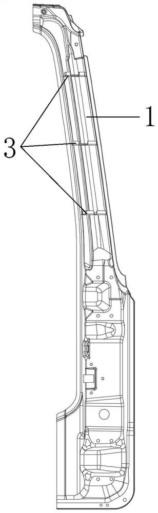 Heavy truck column A