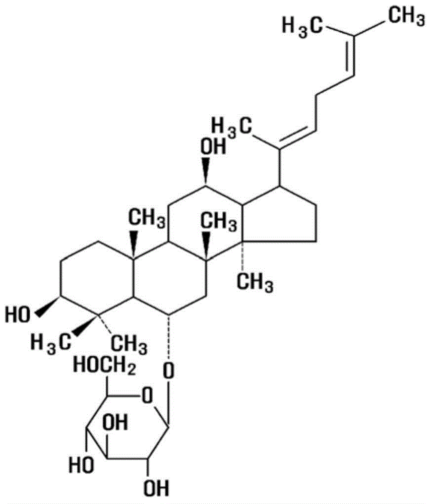 Topical composition for skin containing gincenoside RH4