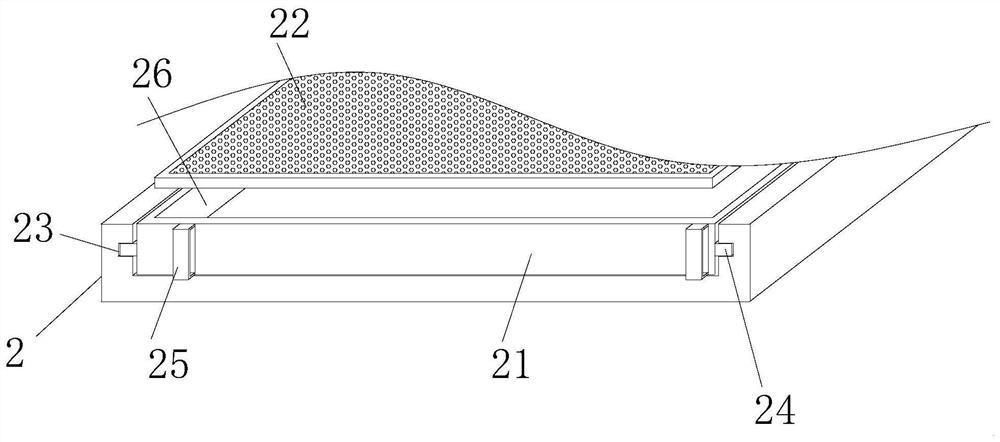 Dewatering and drying device for sludge treatment